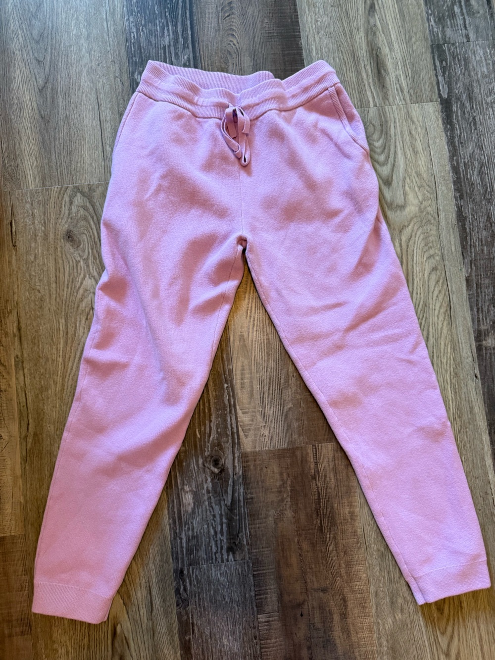 Monrow Lilac Pink Drawstring Jogger Pants